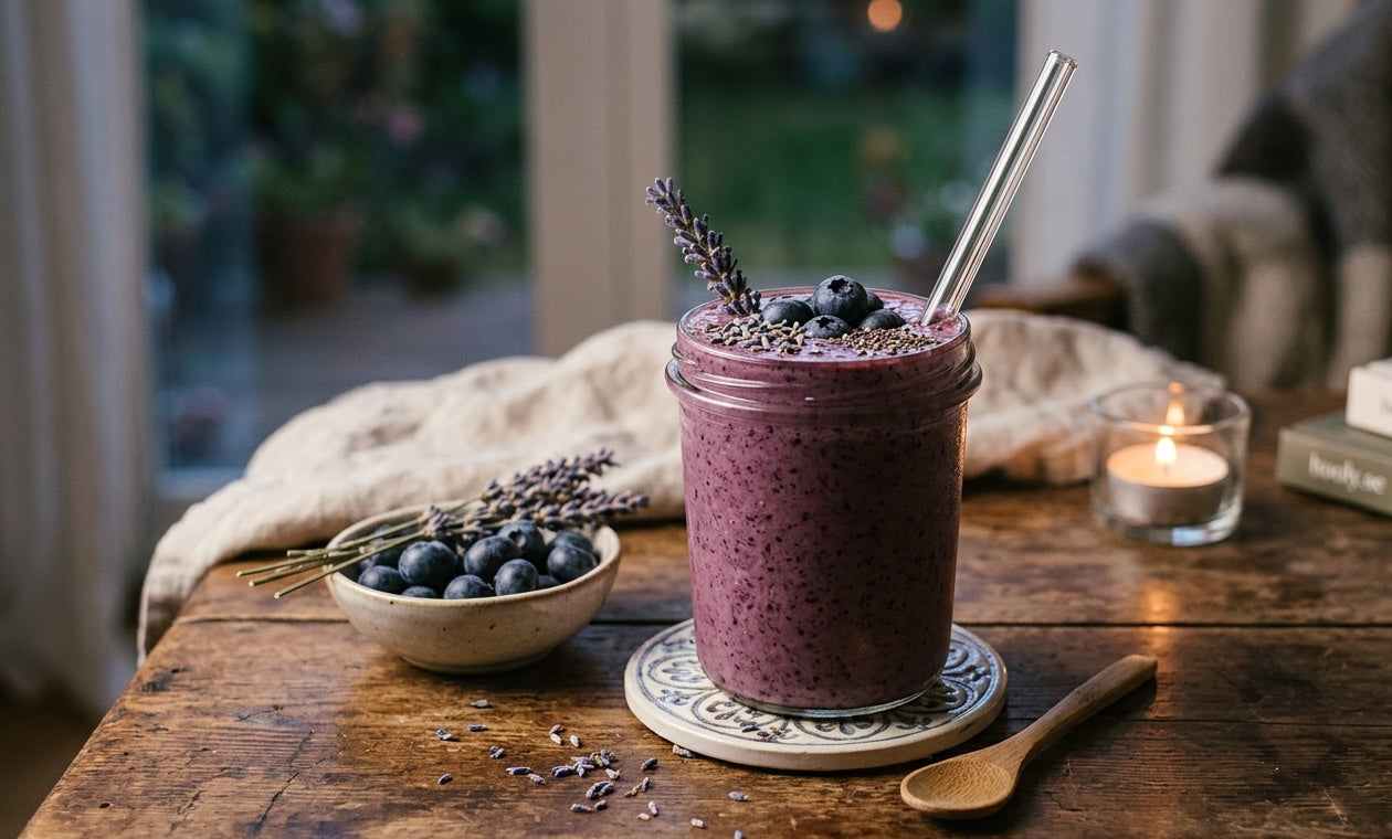 Calming Lavender-Berry Smoothie
