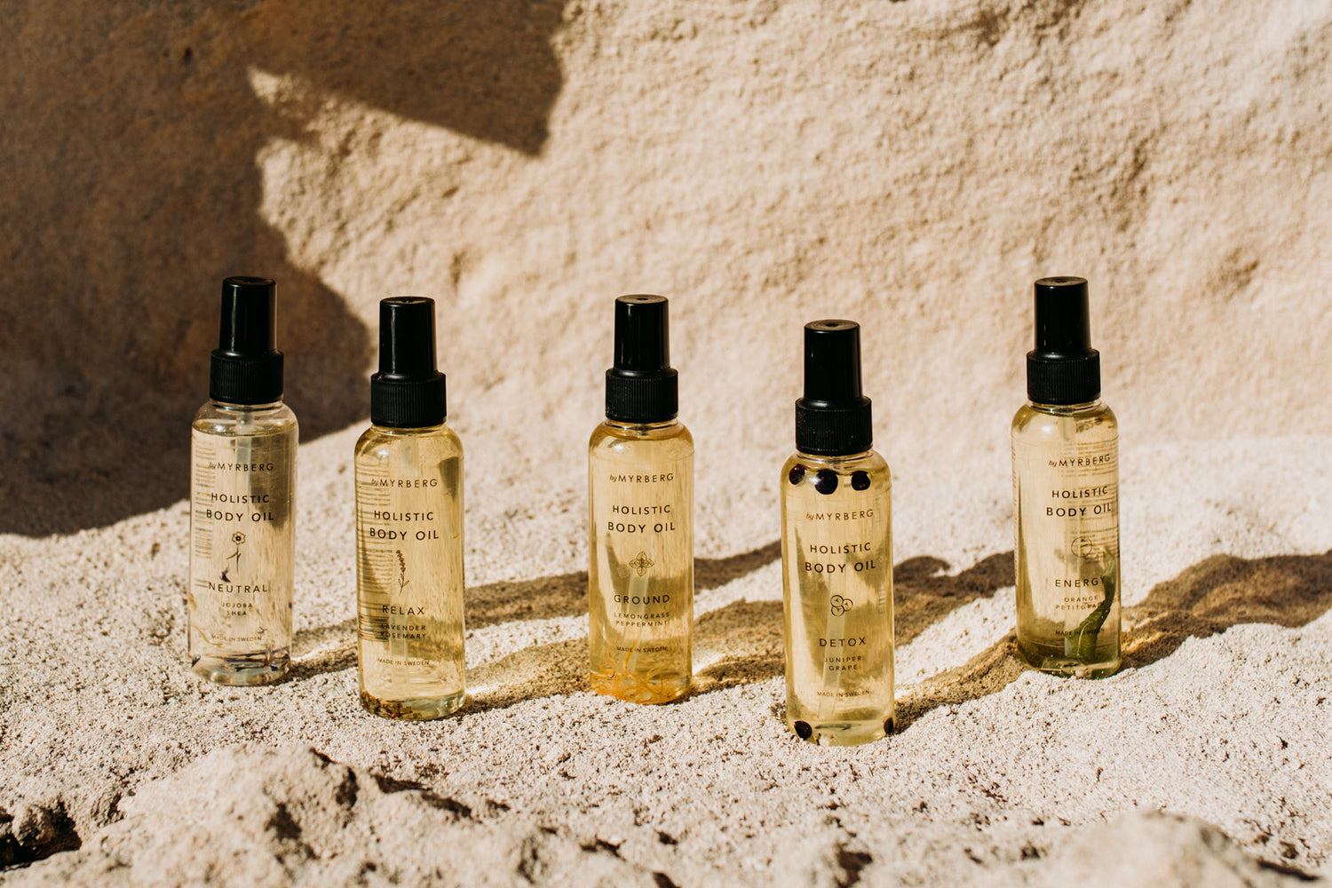 Holistic Body Oil - rena kroppsoljor utan silikon