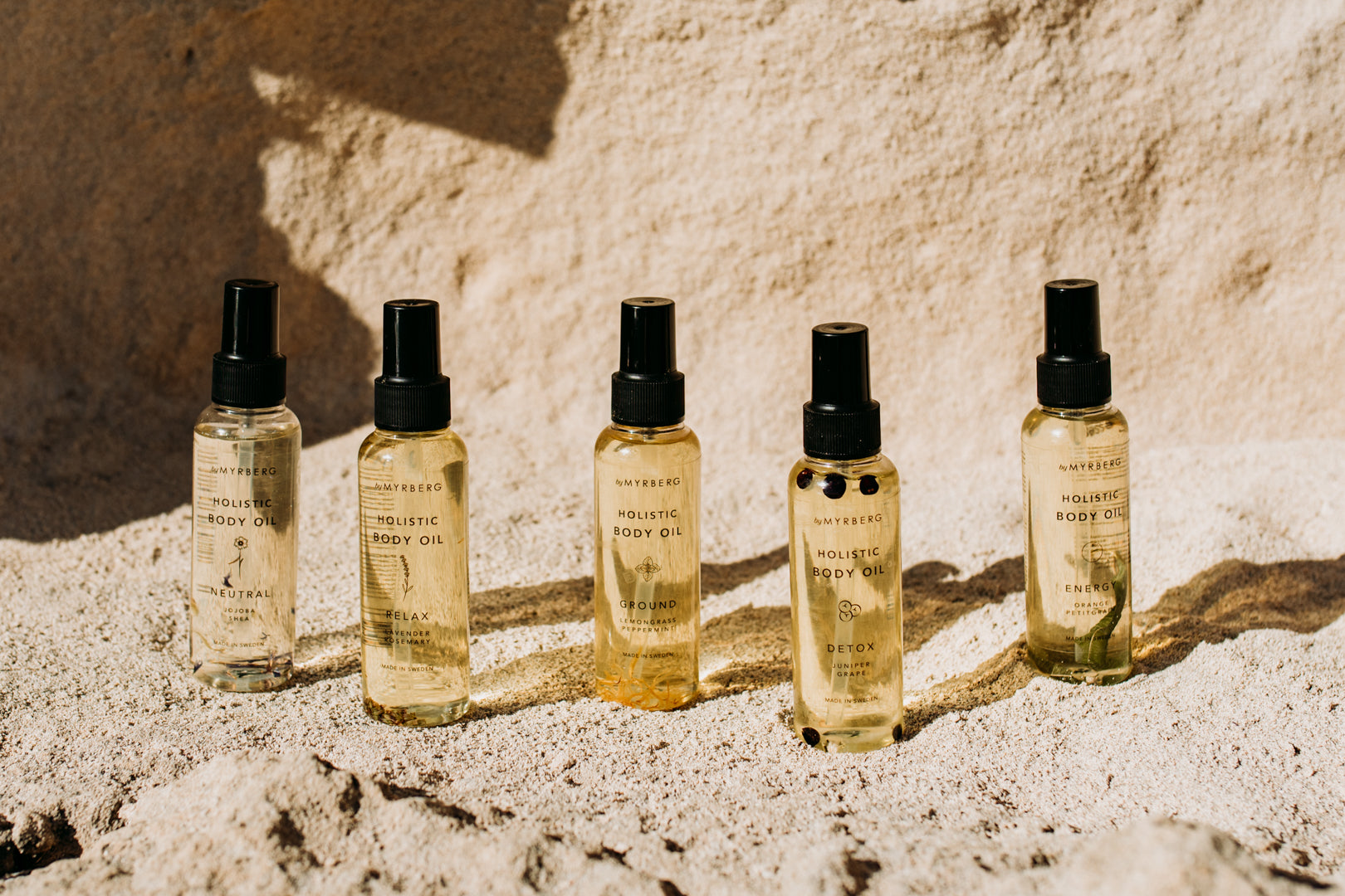 Holistic Body Oil - rena kroppsoljor utan silikon