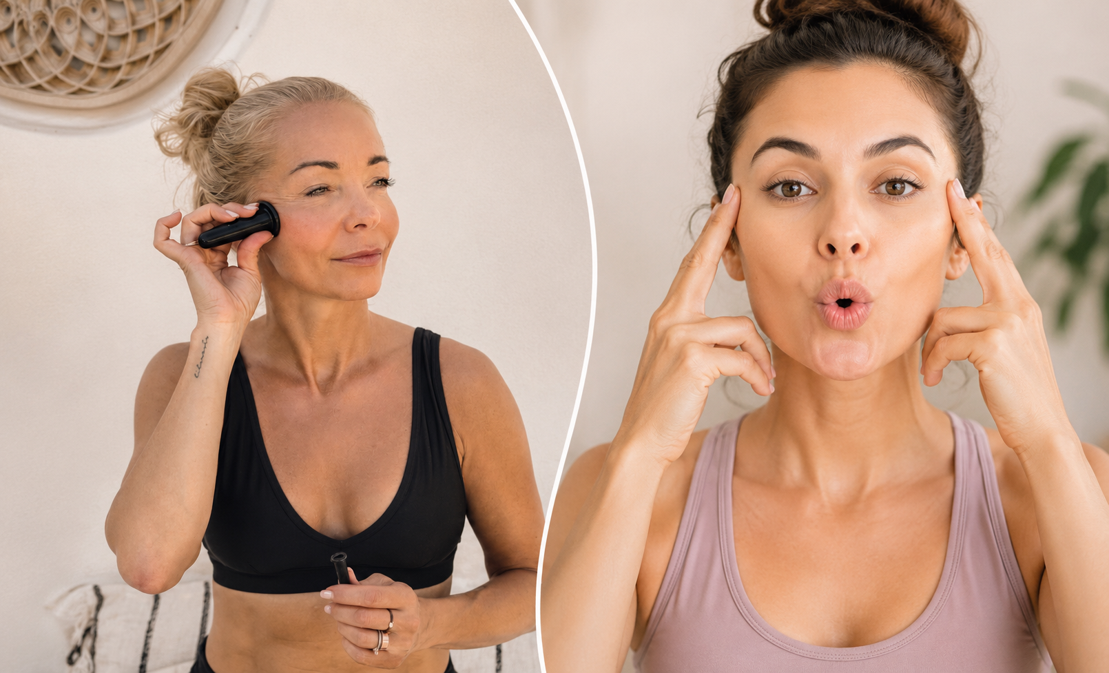 Face Yoga vs Face Cupping — Vad är egentligen bäst för ditt ansikte?